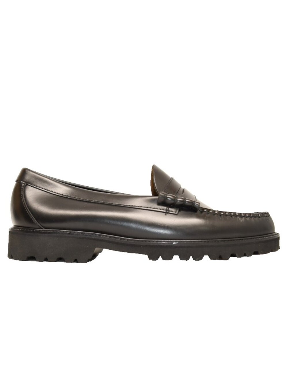 New! GH Bass Mens Larson Lug Weejuns® Penny Loafer Black 12W DD548 45W EU